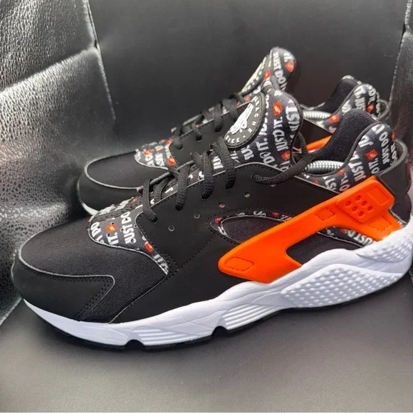 Size 11.5 - Nike Air Huarache Just Do It, AT5017-001, Clean, No Box, Gently Worn - Picture 2 of 11